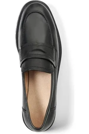 Tchibo Leder-Loafer - Damen - Gr. 41 - schwarz