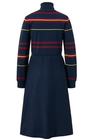 Tchibo Strickkleid - Damen - Gr. 40 - dunkelblau/gestreift