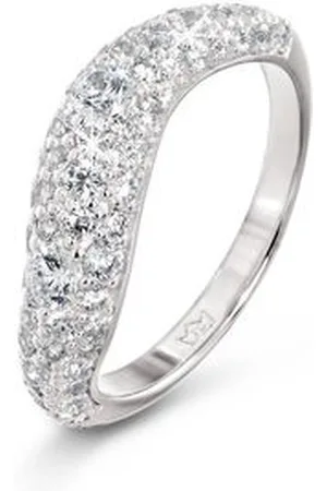 Tchibo 925 Silber Ring Wave - Damen - Gr. 17 - silber
