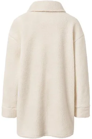 Tchibo Teddy-Overshirt - Damen - Gr. L - weiß