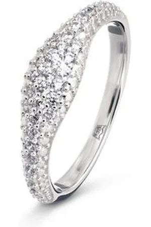 Tchibo 925 Silber Ring Sparkling - Damen - Gr. 18 - silber