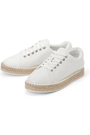 Tchibo Canvas-Sneaker - Damen - Gr. 41 - weiß