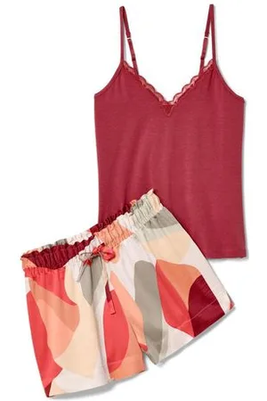 Tchibo Shorty-Pyjama - Damen - Gr. 34 - rot