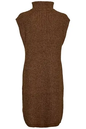 Tchibo Strickkleid - Damen - Gr. XL - braun