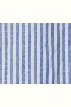 Tchibo Seersucker-Kleid - Damen - Gr. M - weiß/gestreift