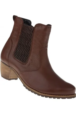 tessamino Tessamino | Damen Stiefeletten | Hirschleder | Weite H | wechselbares Fußbett mit Warmfutterüberzug