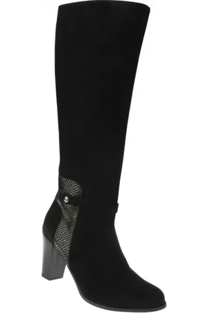 tessamino Tessamino | Damen Stiefel | Veloursleder | Weite G | festes Fußbett mit Warmfutterüberzug