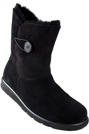 tessamino Tessamino | Damen Stiefeletten | Leder | Weite H | wechselbares Fußbett mit Lammfellüberzug