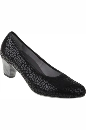 tessamino Tessamino | Damen Pumps | Sola-Stretch in Animalprint | Weite H | wechselbares Fußbett mit Microfaserüberzug