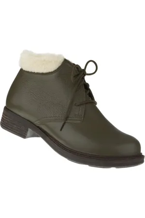 tessamino Tessamino | Damen Stiefeletten | Hirschleder | Weite H | wechselbares Fußbett mit Warmfutterüberzug