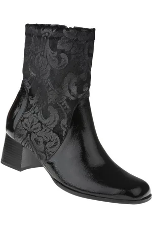tessamino Tessamino | Damen Stiefel | Leder in Kombination mit Stretchmaterial | Weite G | festes Fußbett mit Warmfutterüberzug