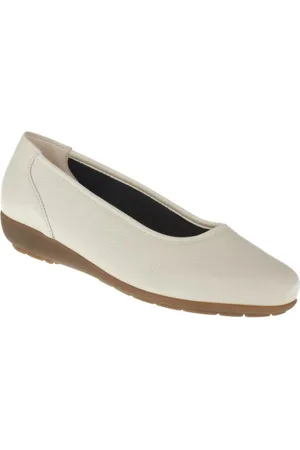 tessamino Tessamino | Damen Ballerinas | Hirschleder | Weite H | herausnehmbares Memo-Latex Fußbett