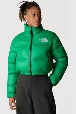 The north face sales nuptse crop damen