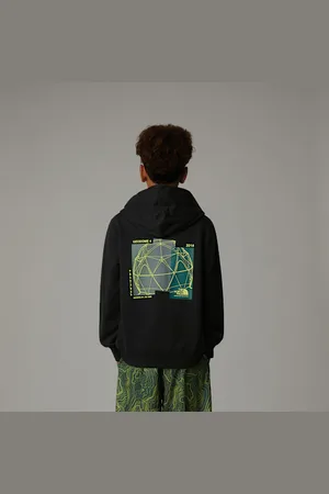 The North Face Relaxt Geschnittener Kapuzenpullli Mit Grafik Für Jungen Größe L male