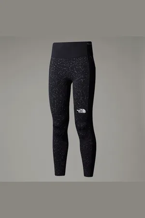 The North Face Movmynt 7/8 Leggings Für Damen Tnf Black-tnf Black Trail Reflective Print Größe M female