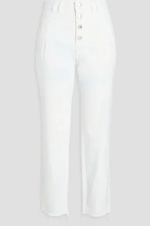 Maje Cropped Boyfriend-Jeans - - FR 36