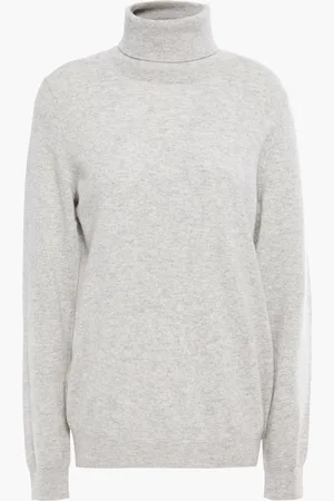 N.PEAL Rollkragenpullover aus Kaschmir - Grau - L