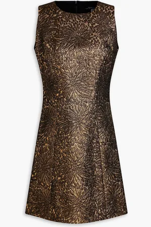 ANDREW GN Minikleid aus Metallic-Brokat - Metallic - FR 42