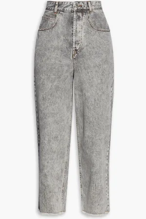 Marant Etoile Lalikasr Cropped Boyfriend-Jeans - - FR 38