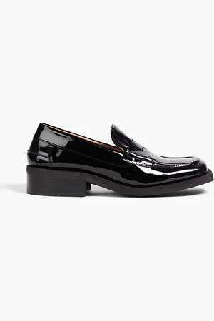 Ganni Loafers aus Lackleder - - EU 36