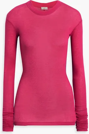 BITE Oberteil aus geripptem Baumwoll-Jersey - Pink - L