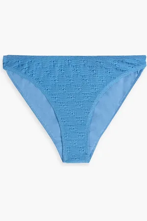 Alexander Wang Halbhohes Bikini-Höschen aus Stretch-Jacquard - Blau - XS