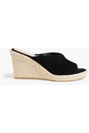 Stuart Weitzman Wonda Espadrille-Mules aus Veloursleder mit Keilabsatz - - EU 41.5
