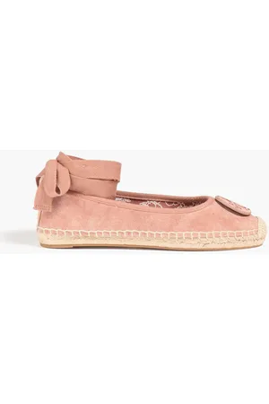 Tory Burch Minnie verzierte Espadrilles aus Veloursleder - Pink - US 8