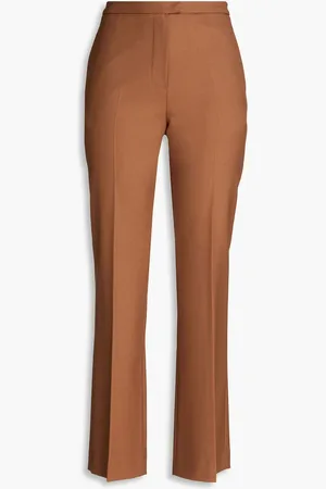 LVIR Hose mit geradem Bein aus einer Wollmischung - Braun - S