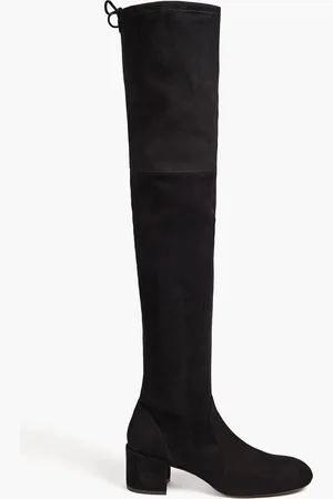 Stuart Weitzman Odene 50 Overknees aus Veloursleder - - EU 41.5