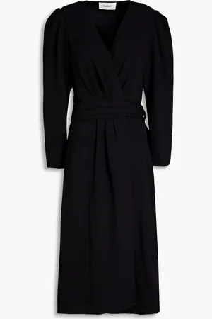 Bash Odile Midi-Wickelkleid aus Crêpe - - 0