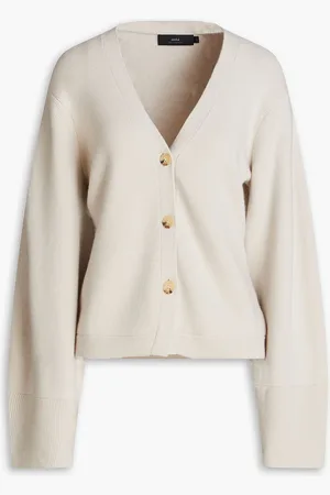 Arch4 Hyacinth Cardigan aus geripptem Kaschmir - Weiß - M