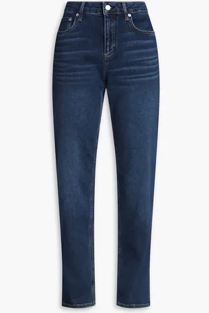 RAG&BONE Dre tief sitzende Boyfriend-Jeans in ausgewaschener Optik - Blau - 25