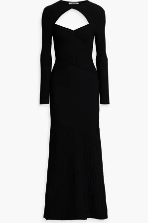 Msgm Maxikleid aus Rippstrick mit Cut-outs - - XS