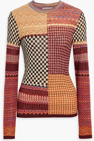 ULLA JOHNSON Esma Pullover aus Jacquard-Strick - Rot - XS
