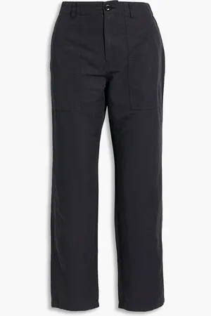 ALEX MILL Neil Hose mit geradem Bein aus Twill aus einer Baumwoll-Leinenmischung - - US 6