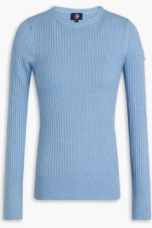 Fusalp Pullover aus Rippstrick - Blau - XL