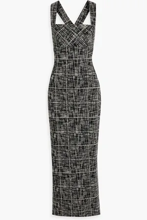 ROSETTA GETTY Maxikleid aus Jacquard - - L