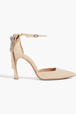 ALEXANDRE BIRMAN Lucy Pumps aus Veloursleder mit Verzierung - Neutral - EU 39.5