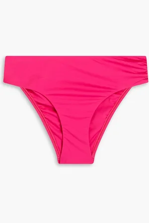 Bondi Born Tiarne halbhohes Bikini-Höschen - Lila - L