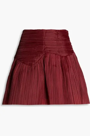 AJE Laurier Wave Minirock aus plissiertem Organza - - UK 14