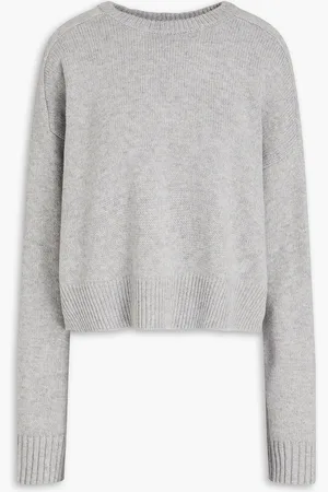 Loulou Studio Bruzzi Pullover aus einer Woll-Kaschmirmischung - Grau - XL