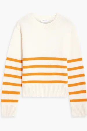 Frame Kaschmirpullover mit Streifen - - XS