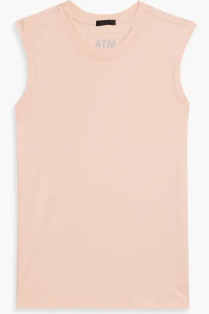 ATM Anthony Thomas Melillo Gab Tanktop aus Baumwoll-Jersey - Orange - XS