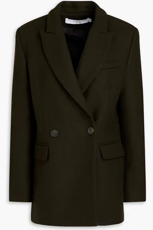 IRO Kolen doppelreihiger Blazer aus einer Wollmischung - Grün - FR 34