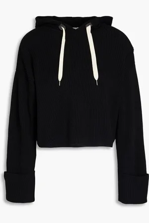 Brunello Cucinelli Gerippter Cropped Hoodie aus Baumwolle - - XL