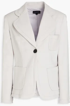 Emporio Armani Blazer aus einer Baumwollmischung - Grau - IT 48