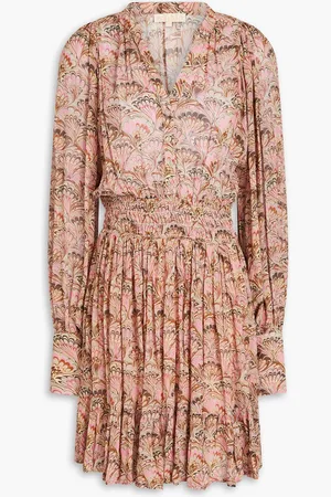 by Ti Mo Bedrucktes Minikleid aus Krepon - - XS