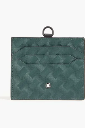 Montblanc Kartenetui aus strukturiertem Leder - Grün - OneSize