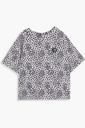Maje Leopard-print cotton-jersey T-shirt - Pink - 3